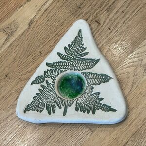 Butterfly Puddler Garden Pollinator Dish Cottagecore Fern Stone Uncommon Goods